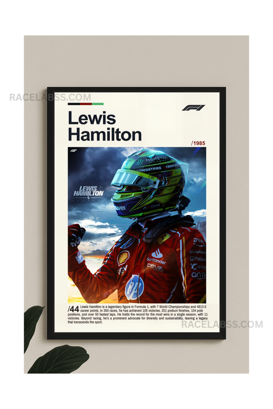 Lewis Hamilton Frame (Wall Decor)