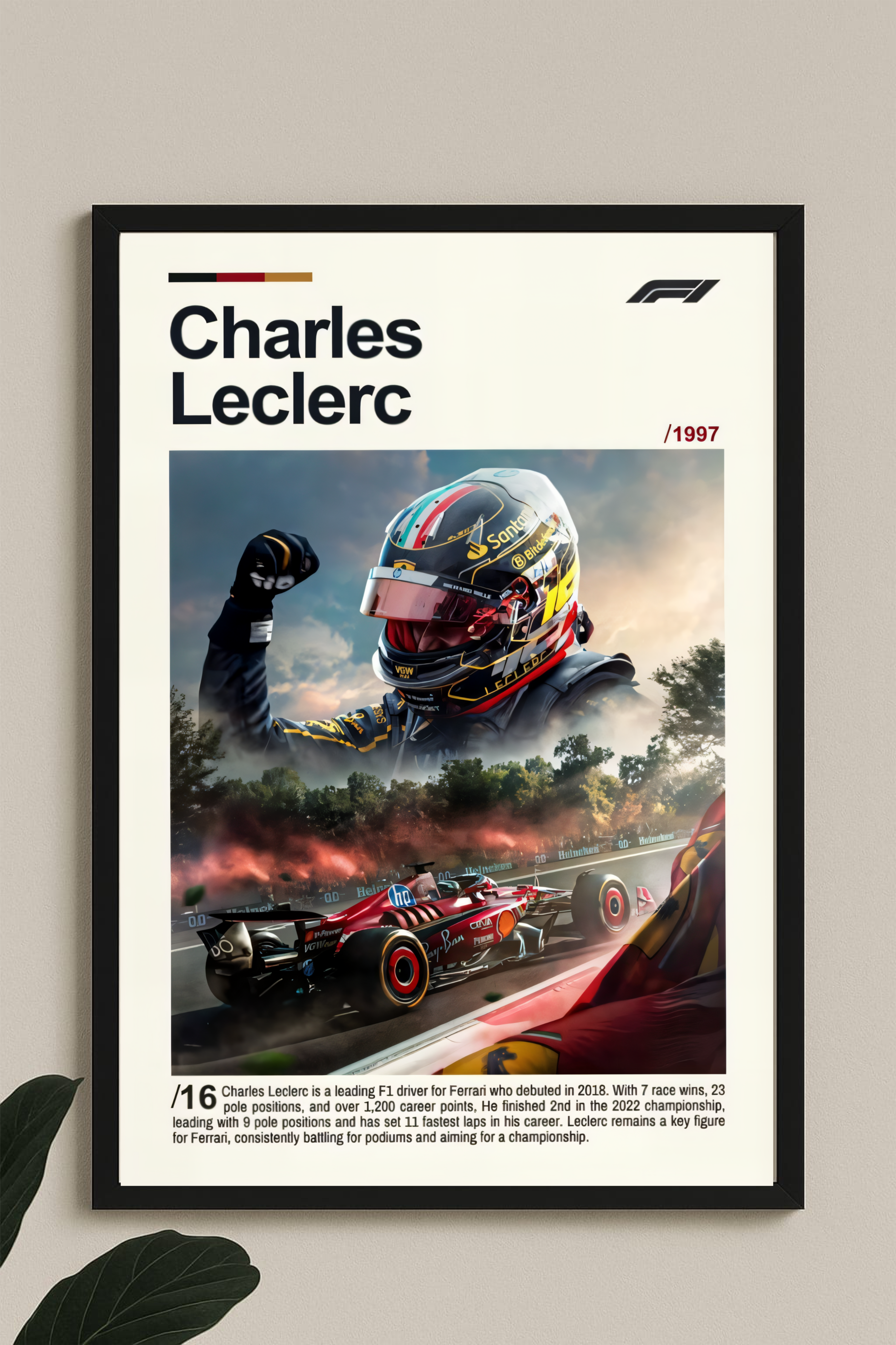 Charles Leclerc Frame (Wall Decor)