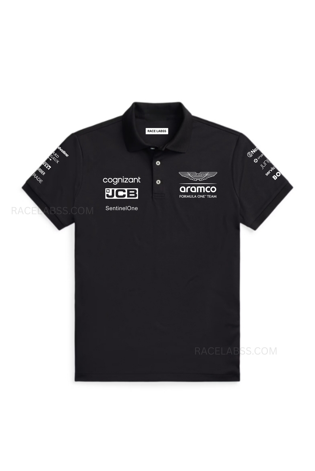 Aston Martin F1 Team Polo – Black