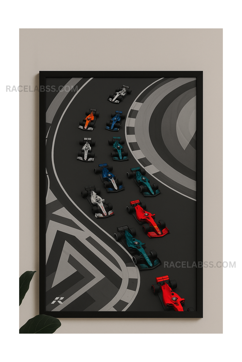 F1 Race Grid Frame (Wall Decor) – Racelabss