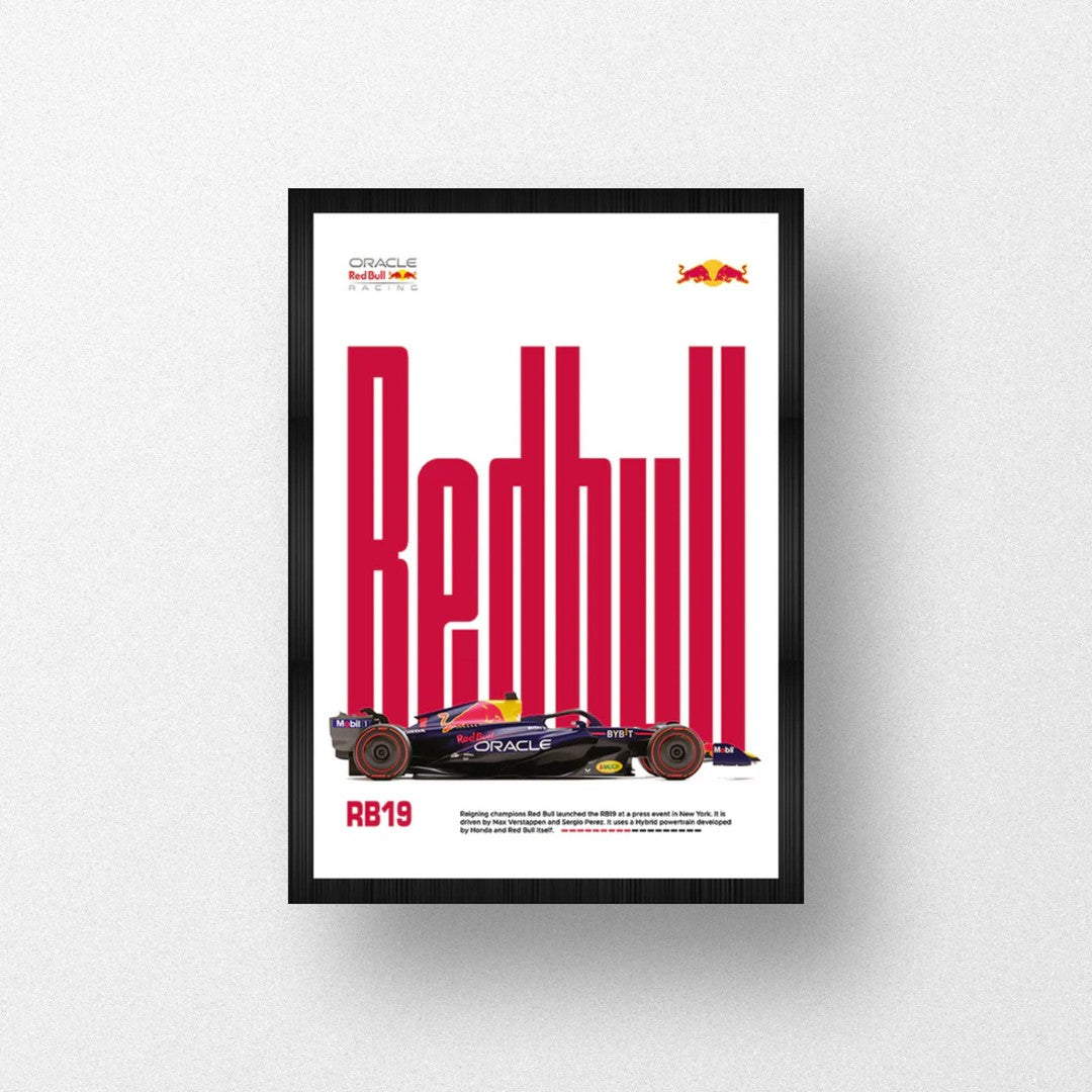 Redbull Frame (Wall Decor)